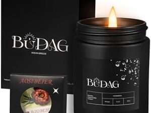 Budag Scented Soy Candles for Men | Gift Scented Candle Tablet |Ocean Breeze