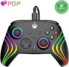 PDP Afterglow Wave Wired LED Controller Licensed for Xbox Series X|S/Xbox One/PC