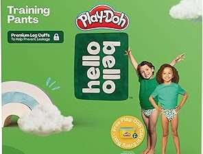 Hello Bello x Play-Doh Premium Training Pants - Size 4T-5T (38+ lbs) in Colorful Play-Doh Designs