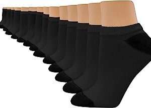 womens No Show Soft Moisture Wicking Socks Pack Of 14