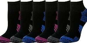 Women's Performance Cotton Cushioned Athletic Ankle Socks