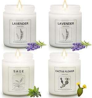 4 Pack Soy Aromatherapy Candles