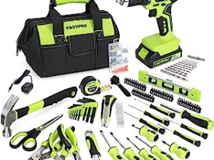 232-Piece 20V Cordless Lithium-ion Drill Driver and Home Tool Set