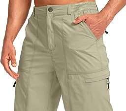Men's Hiking Cargo Shorts with 6 Pockets Quick Dry Lightweight Stretch Shorts for Men Outdoor Fishing Golf Shorts