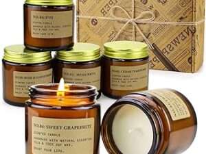 6 Pack Candles for Home Scented