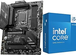 Micro Center Intel Core i5-14600K 14 Cores up to 5.3 GHz Unlocked LGA 1700 Desktop Processor with Integrated Intel UHD Graphics 770 Bundle with MSI MAG B760 Tomahawk WiFi DDR4 Gaming Motherboard
