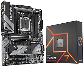 INLAND Micro Center AMD Ryzen 7 7700X 8-Core 16-Thread AM5 5.4 GHz Unlocked Desktop Processor Bundle with GIGABYTE B650 Gaming X AX AM5 DDR5 ATX Gaming Motherboard(PCIe 4.0 M.2/USB 3.2 Gen2x2 Type-C)